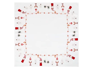 Ubrus Vánoční skřítci, 80x80 cm