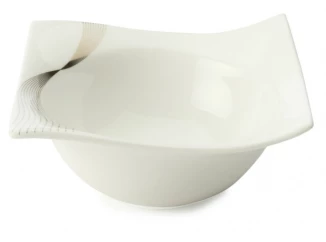 Miska Frequency 14x14 cm, bílá