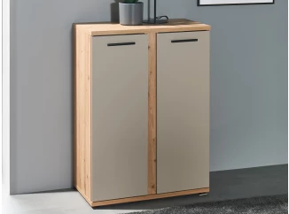 Úložná skříňka Kanada 68 cm, dub artisan/kašmírová béžová