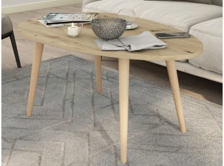 Oválný konferenční stolek Porto, dub artisan