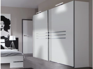 Šatní skříň s posuvnými dveřmi Anna, 225 cm, bílá