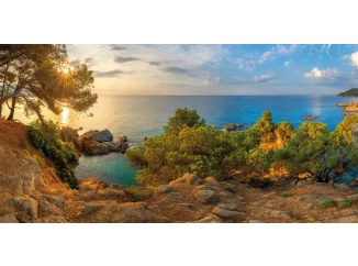 Obraz na plátně Pohled na moře, 100x50 cm