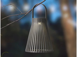 Solární lucerna 14,5x18,5 cm, černá