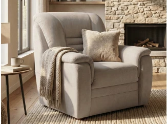 Křeslo Merlin, béžová látka