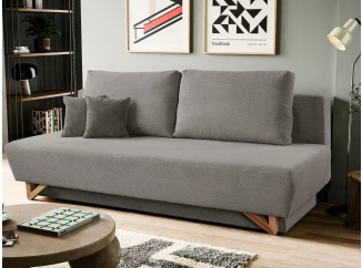 Rozkládací pohovka Atlanta, hnědo-šedá strukturovaná látka