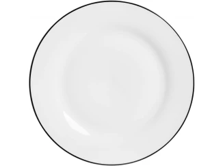 Mělký talíř 27 cm Lineo, bílý