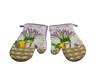 Kuchyňské rukavice Lawenda, 16x27 cm