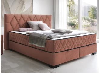 Postel Reve 180x200 cm, lososová látka