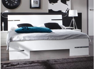 Dvoulůžková postel Anna 160x200 cm, bílá