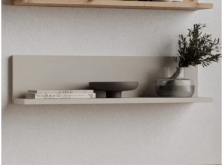 Police na zeď Asko Living, 60 cm, béžová kašmír