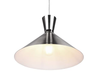 Lustr Enzo 35 cm, matný nikl