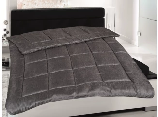 Přikrývka Sienna 140x200 cm, antracitová