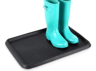 Odkapávač na boty 60x40 cm, černý