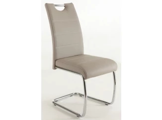 Jídelní židle Flora, cappuccino ekokůže