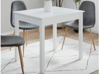 Jídelní stůl Capri 90x67 cm, bílý