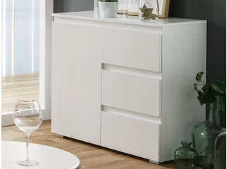 Komoda se zásuvkami Image, bílá
