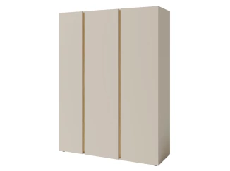 Šatní skříň Lucky, 145 cm, béžová/olejovaný dub