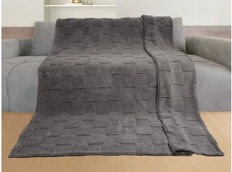 Deka Karo Sherpa 140x200 cm, antracitová