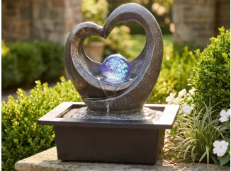 Vodní fontána LED RGB Lumineo srdce