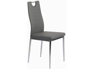 Jídelní židle Melanie, šedá ekokůže