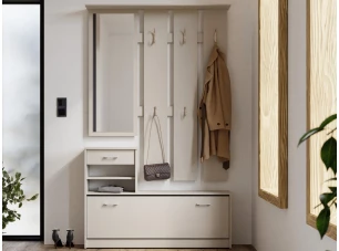 Předsíňová stěna Vincent, béžová kašmír