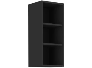 Horní kuchyňský regál Arona, 30 cm, černý