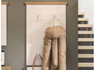 Nástěnný šatní panel Verona, modřín/dub artisan