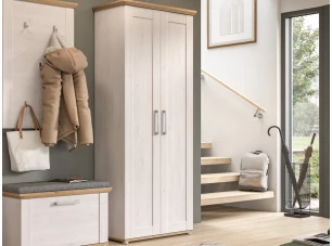 Předsíňová šatní skříň Verona, modřín/dub artisan