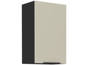 Horní kuchyňská skříňka Arona, 45 cm, kašmírová/černá