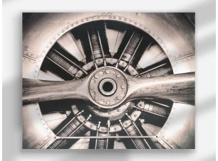 Obraz na plátně Vintage vrtule letadla, 40x50 cm