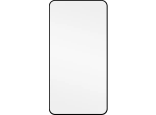 Nástěnné zrcadlo Josie 50x100 cm, černé hranaté