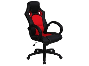 Kancelářské křeslo Leon, černé/červené