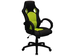 Kancelářské křeslo Leon, černé/zelené