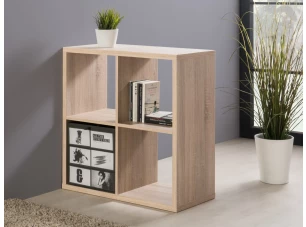 Regál Max, 2x2 přihrádky, dub sonoma