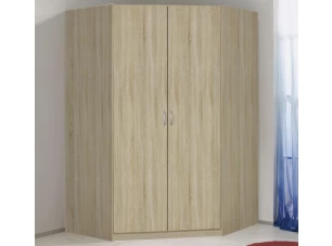 Rohová šatní skříň Case, dub sonoma