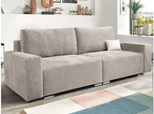 Rozkládací pohovka Anafi, šedo-béžová látka