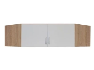 Rohový skříňový nástavec Bremen, dub sonoma/bílý