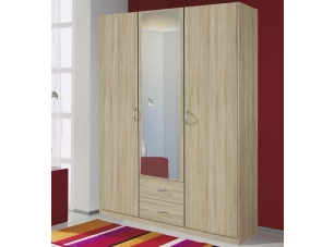 Šatní skříň Case, 136 cm, dub sonoma