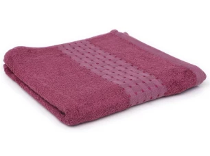 Osuška Bambus 70x140 cm, růžovo-fialová