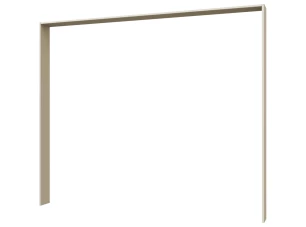 Paspartový rám k šatní skříni Barea, 233 cm, béžový