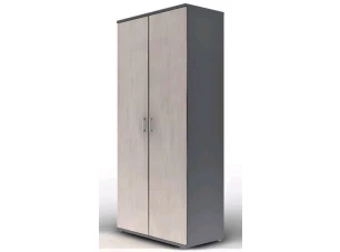 Šatní skříň Lift, šedá/hnědá