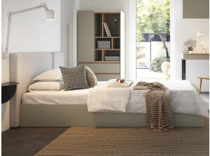 Postel Lucky 120x200 cm, eukalyptově zelená