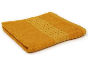 Ručník pro hosty Bambus 30x50 cm, žlutá kari