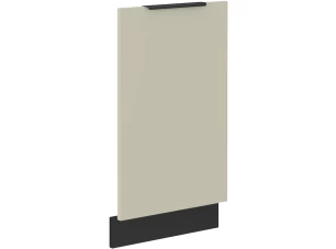 Přední panel na vestavnou kuchyňskou myčku Arona, 45 cm, kašmírová/černá