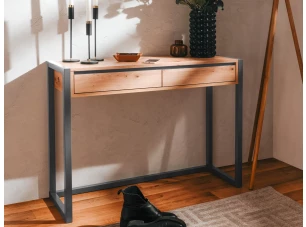 Konzolový stolek se zásuvkami Denver, dub artisan/antracit