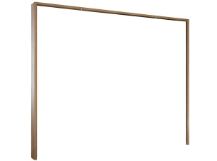 Paspartový rám s osvětlením k šatní skříni Rivoli, dub