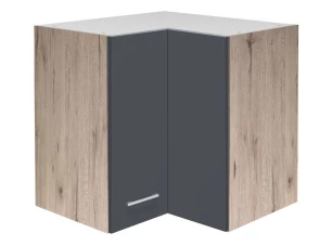 Horní rohová kuchyňská skříňka Tiago, dub san remo/šedá, šířka 60 cm