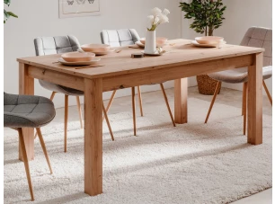 Rozkládací jídelní stůl Bergen 160x90 cm, dub artisan