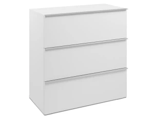 Zásuvková komoda Oreso 76 cm, bílá