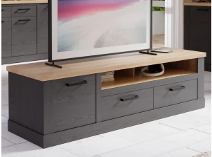 TV skříňka Duro 179 cm, dub riviera/dub cabezone